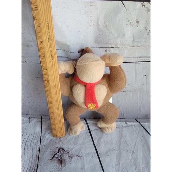 Donkey Kong Plush Super Mario Brothers Toy Stuffed Animal Doll 8in Doll - Picture 4 of 7